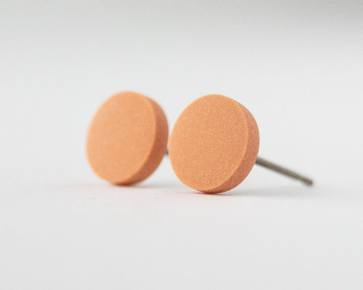 pumpkin orange studs 45 degree angle