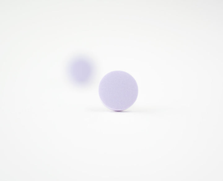 pale lavender studs bokeh view