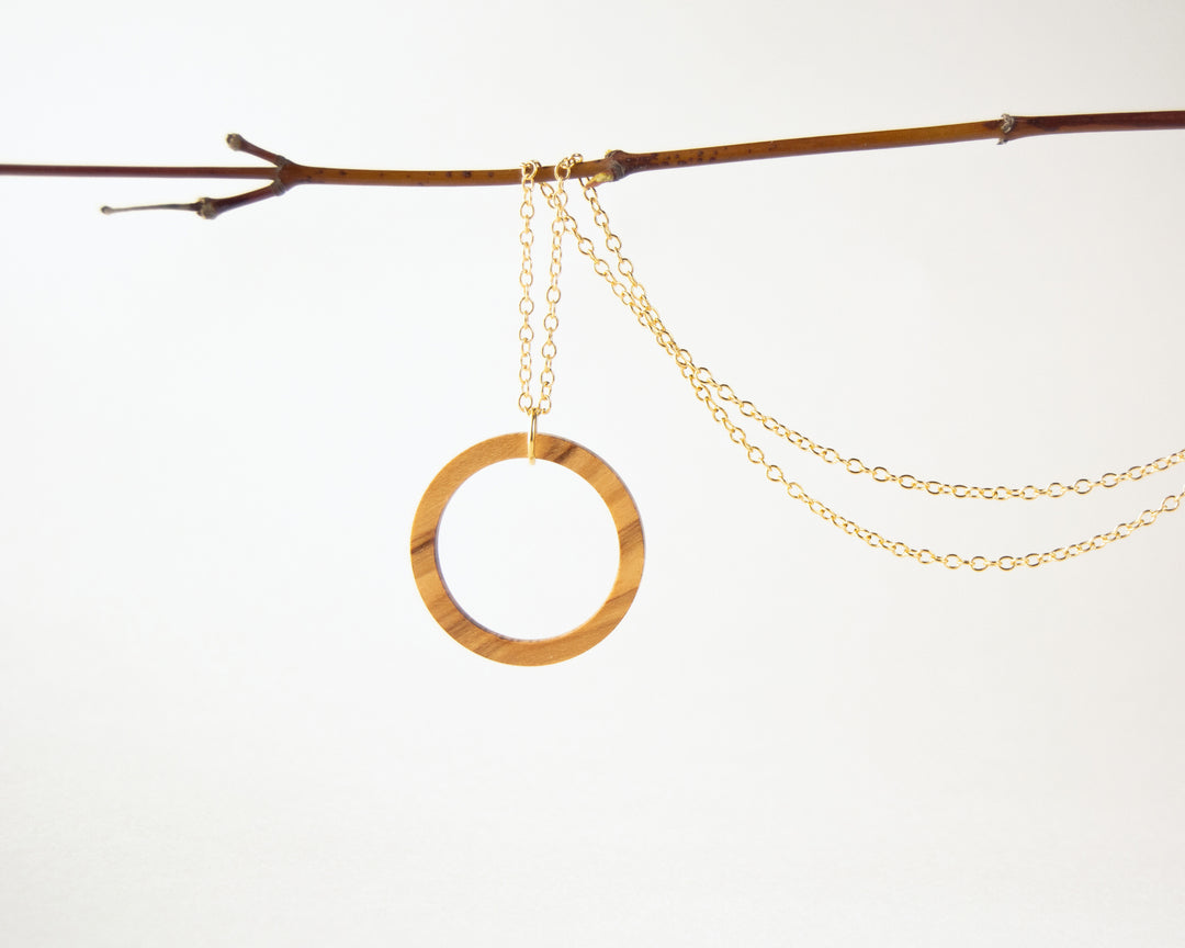 Olive Wood Necklace
