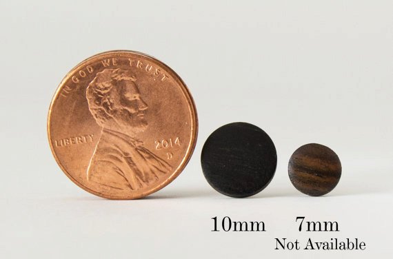 Zebrawood Stud Earrings