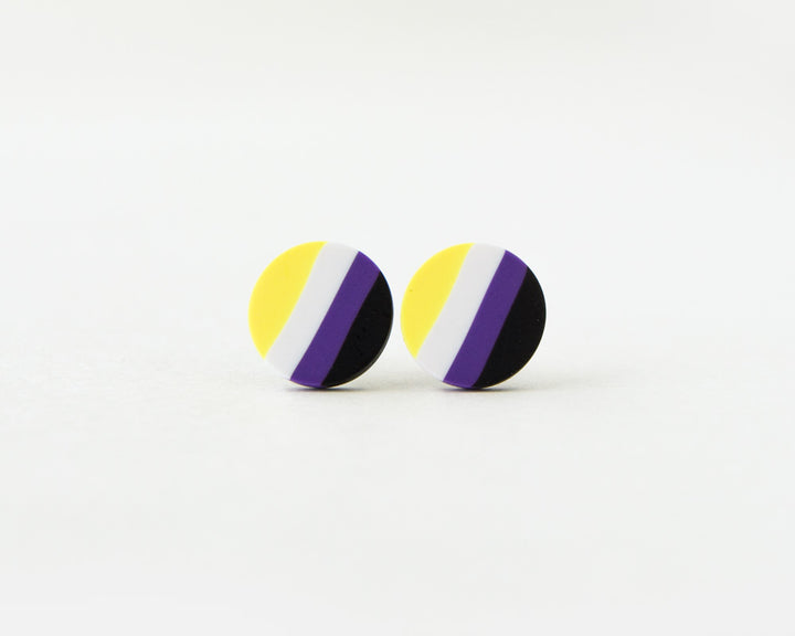 Non-Binary Flag Studs