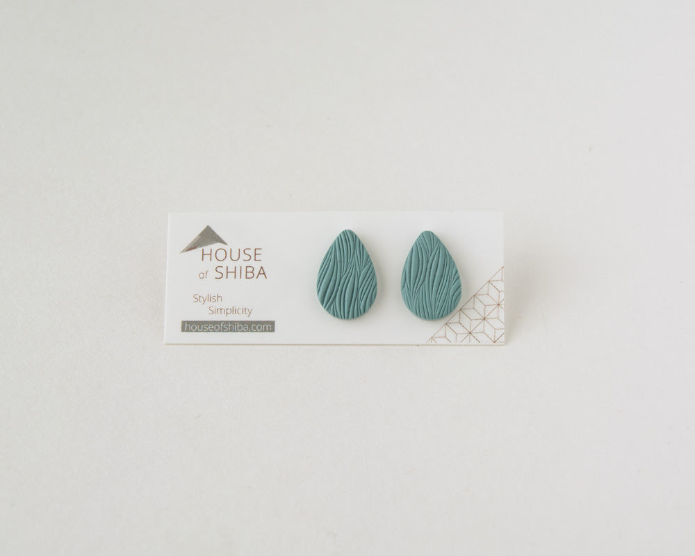 Teardrop Stud Earrings Limited Edition Colors